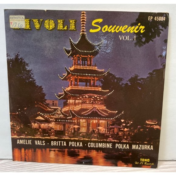 Hans Christian Lumbye Tivoli Souvenir Vol 1 45 EP Tono 45084 Denmark Tippe - Picture 3 of 6